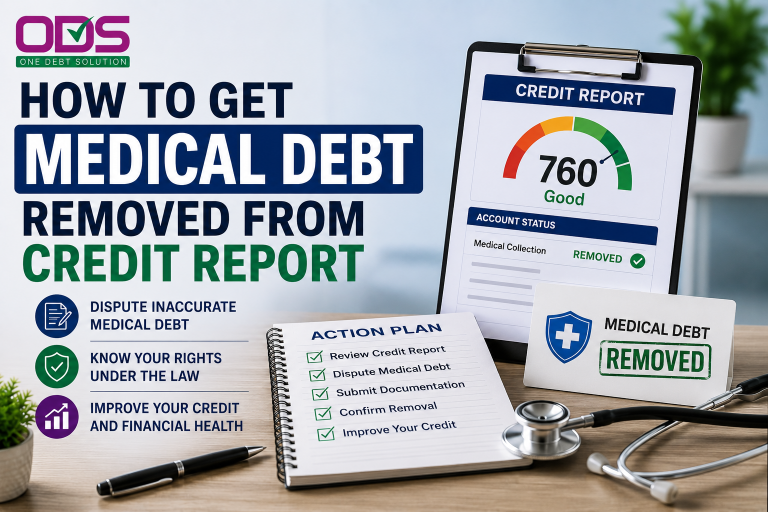 How to Get Medical Debt Removed From Credit Report