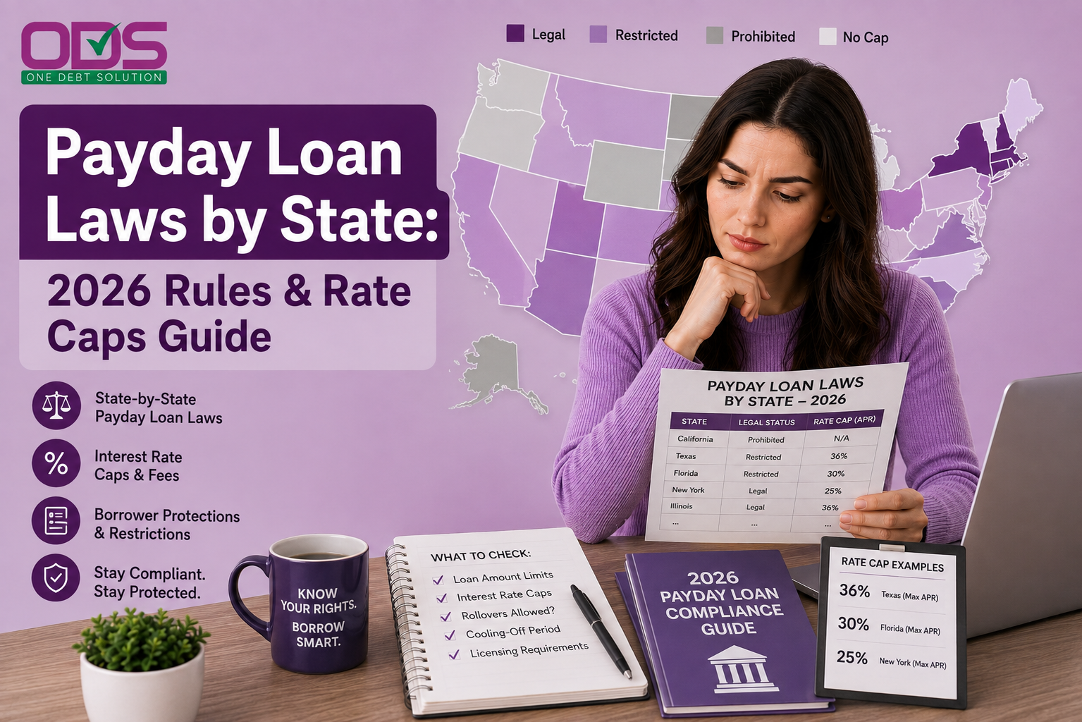 Payday Loan Laws by State: 2026 Rules & Rate Caps Guide
